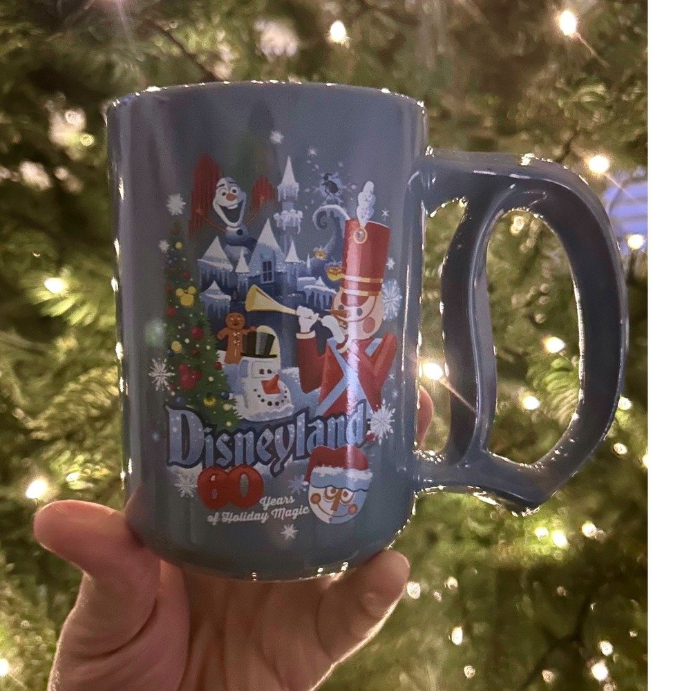 Disneyland Diamond Celebration 60 Years of Holiday Magic Mug Christmas collector